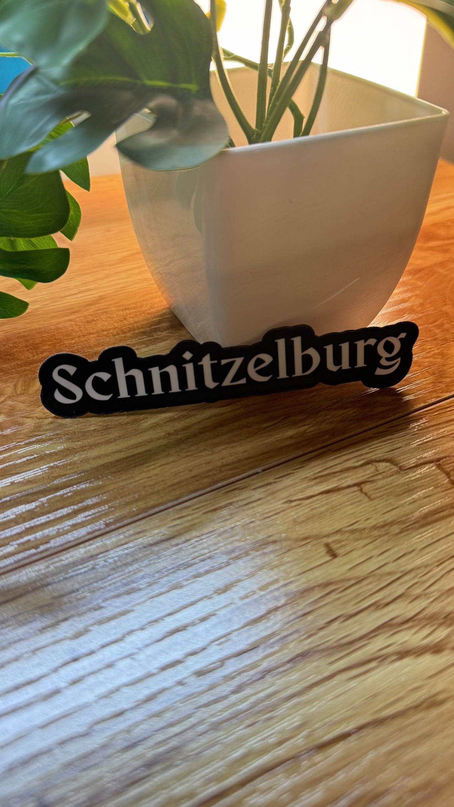 Schnitzelburg | Laminated Matte Sticker