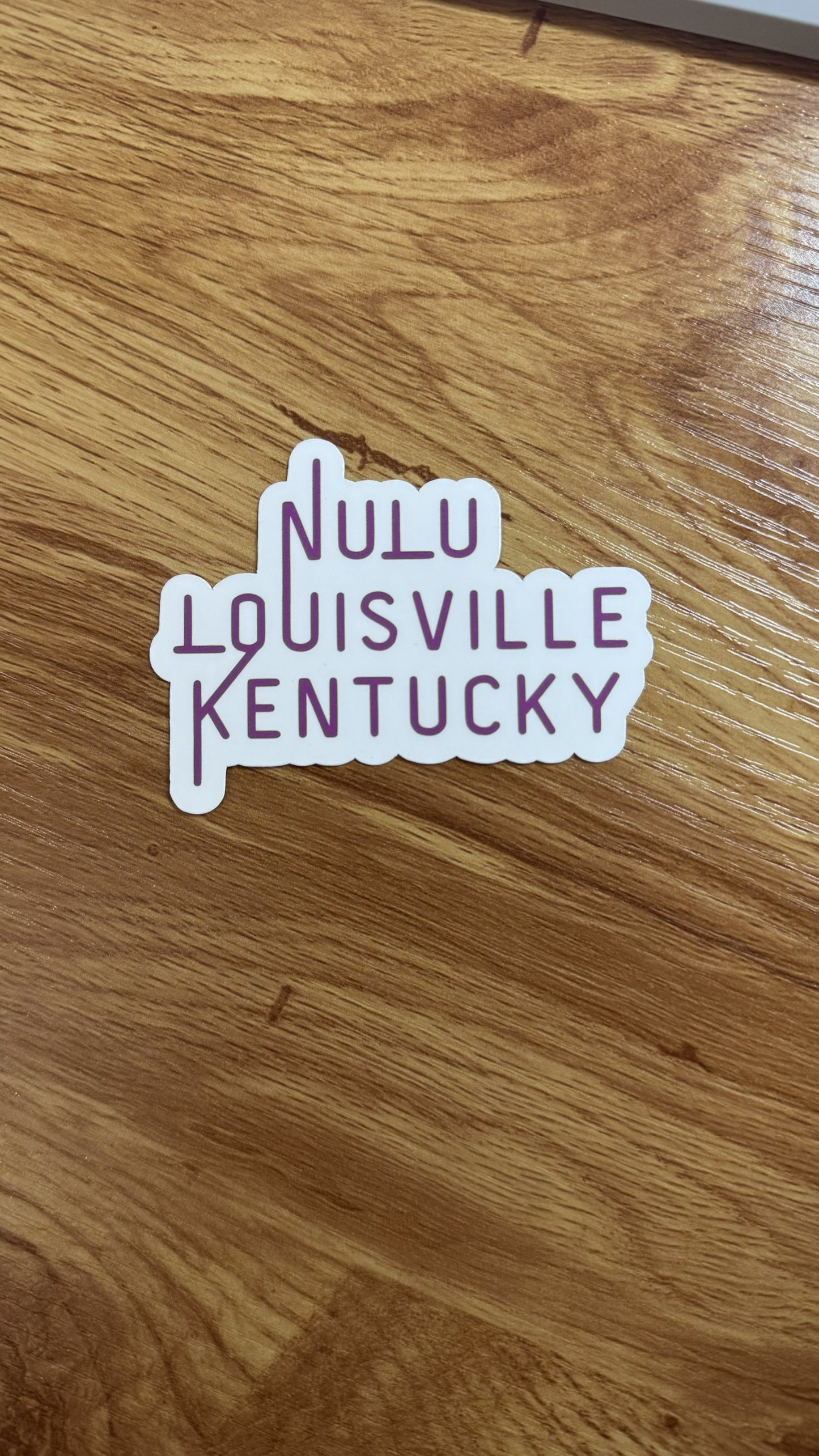 NuLu Louisville Kentucky | Laminated Matte Sticker