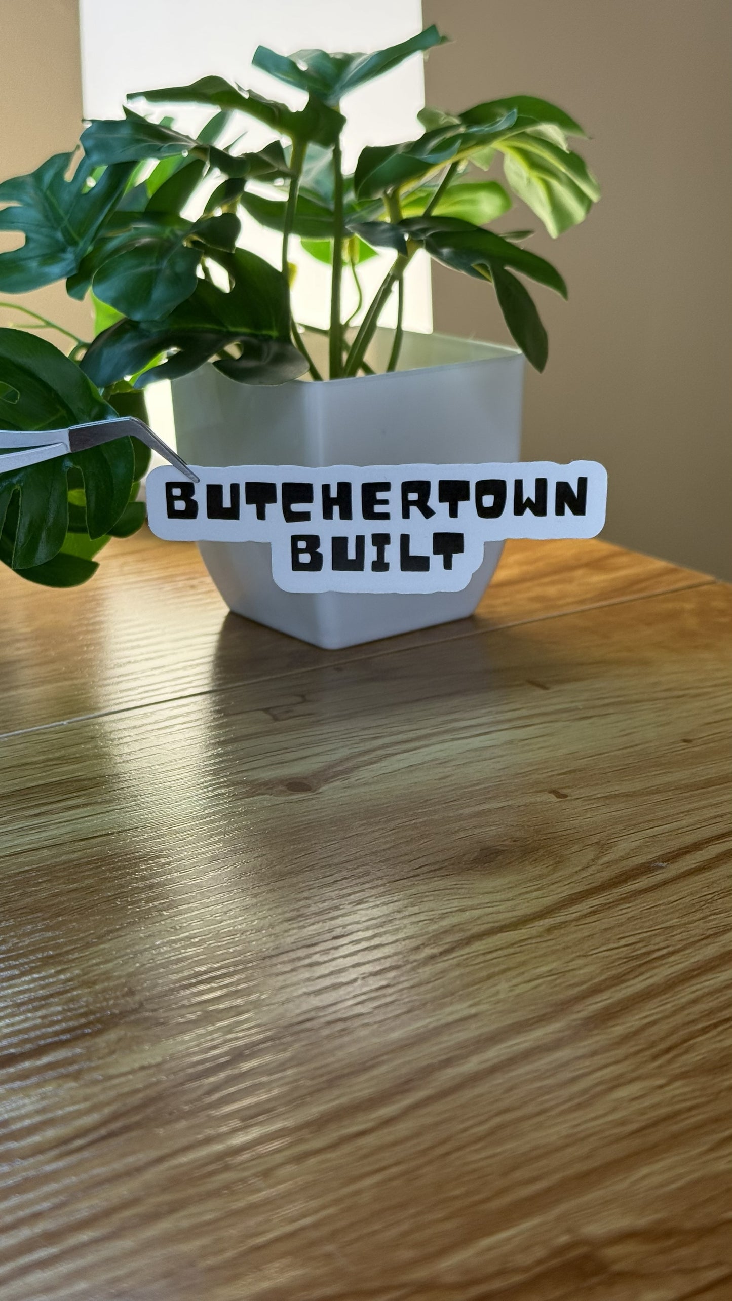Butchertown Built | Laminated Matte Sticker