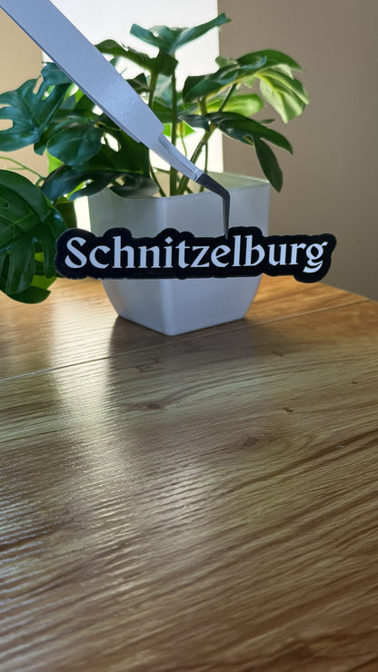 Schnitzelburg | Laminated Matte Sticker