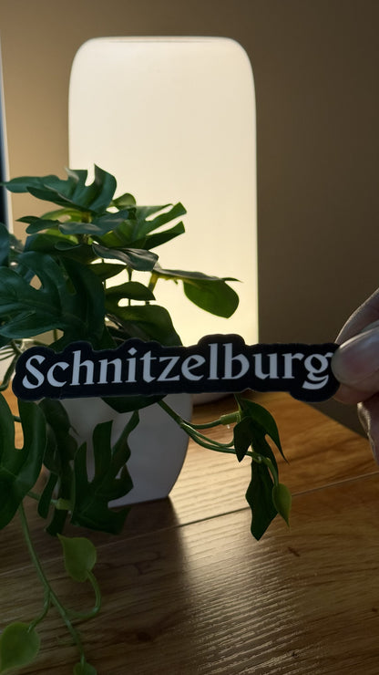 Schnitzelburg | Laminated Matte Sticker
