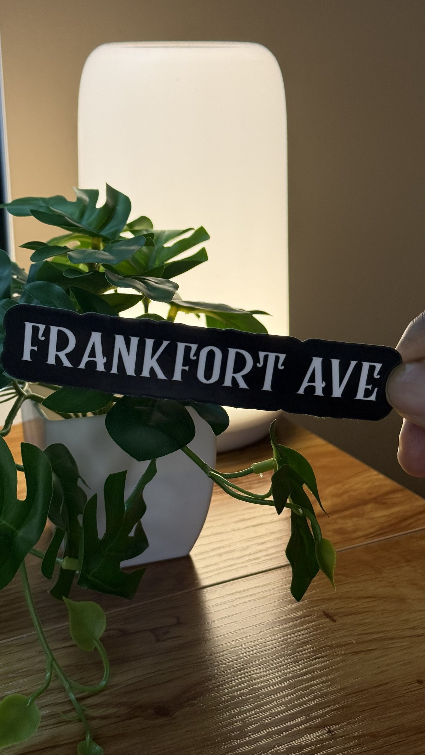 Frankfort Ave | Laminated Matte Sticker