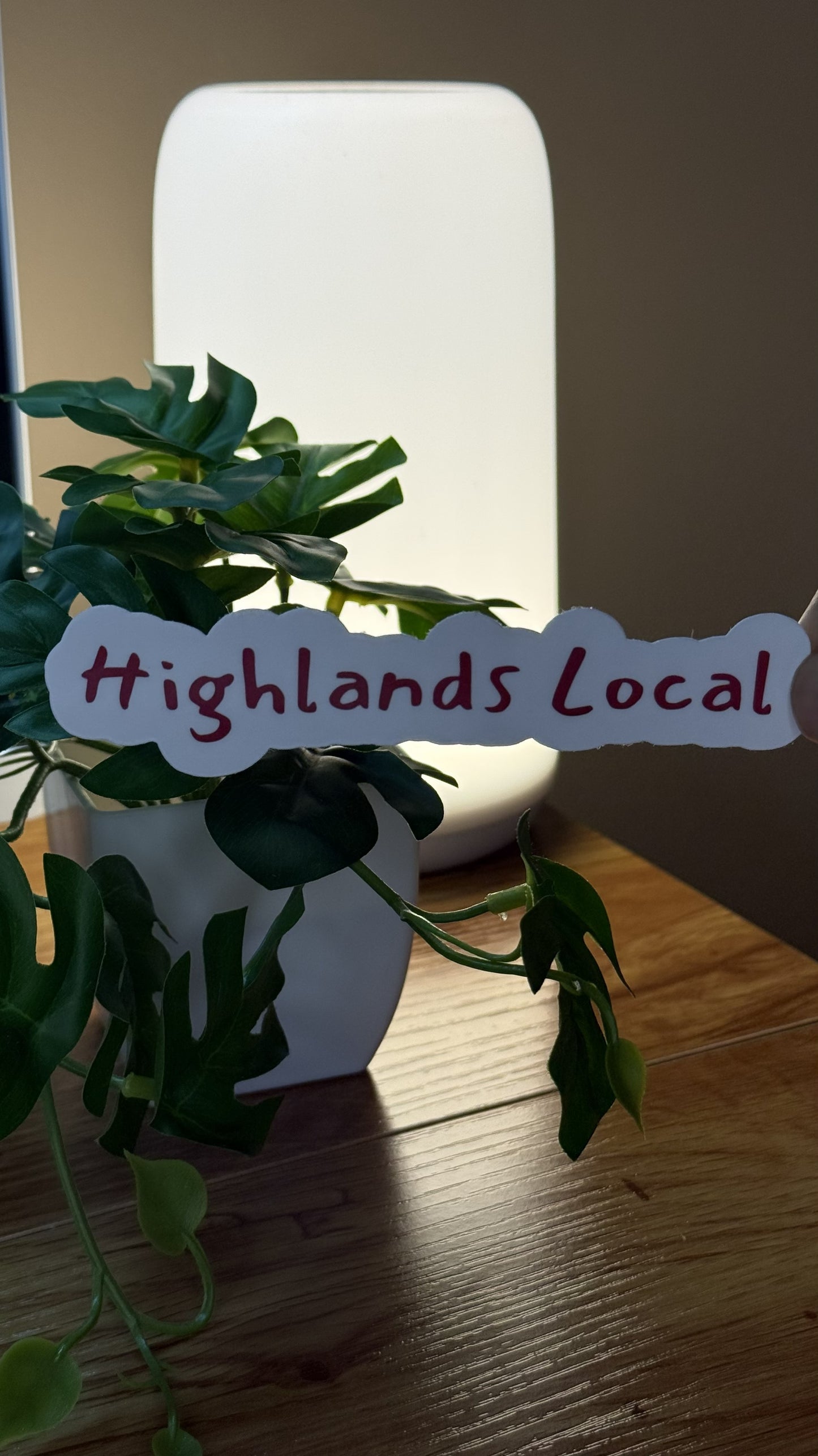 Highlands Local | Laminated Matte Sticker